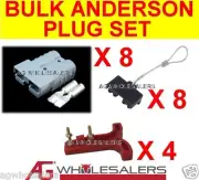 ANDERSON STYLE BULK 50 AMP PLUG T HANDLE DUST CAP SET C 50a