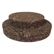 Propert Natural Cork Trivets for Protecting Surfaces - Pack of 6