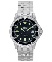 RATIO FreeDiver Professional Sapphire Black Dial Quartz RTF005 200M Mens Watch