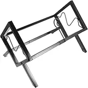 KAILIKETIY Vinyl Record Display Rack Cd Storage Rack Desktop Music Organizer Black