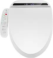 Smart Bidet Toilet Seat, Electronic Heated Bidet with Warm Air Drying, Adjustable Temperature Controlled Water Wash, Self-Cleaning Nozzle, Elongated Toilet Seat Slow Close
