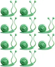 10Pcs Plant Climbing Wall Fixture Clips,Plant Support Clips with Adhesive Stickers,Vine Climbing Fix Self-Adhesive Invisible
