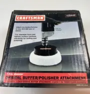 NEW Craftsman Drill Attachment 7” Buffer/Polisher Made In USA