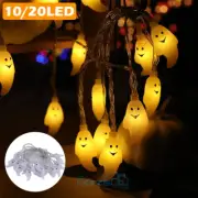 Halloween LED String Lights Hanging Glowing Ghost LED Indoor Outdoor Yard Decors