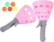 Catchs Ball Games Summer Sport Toys Parent Child Birthday Gift Lawn Games Outdoor Indoor Game Activities for Boys Girls Adults, Pink