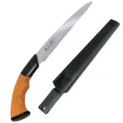 Japanese Pruning Saw with Sheath 8.2" Made in JAPAN, Japanese Hand Pull Saw f...