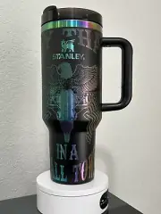 40oz Stanley Tumbler with handle- Laser Engraved- Chroma- America We The People