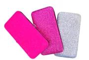 Purple Glitter Magnet Case for Eyelash Eyebrow Tweezers Hold up to 6 Tweezers