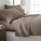 400TC Cotton Sateen Sheet Set King Mocha Assorted Brands