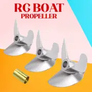 CNC 3 Blades 36mm 38mm 40mm Propeller P1.9 f 4mm 4.76mm Shaft RC Boat Metal Prop