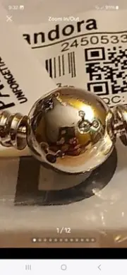 Pandora Disney Authentic Brand New Sterling Silver Mickey Mouse Pave 7.8...