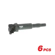6 x NGK Ignition Coils for BMW 130i E87 330i E90 525i 530i E60 E61 2.5 3.0L 6Cyl