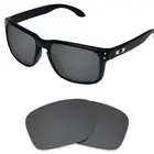 EYAR Replacement Lens for-Oakley Holbrook OO9102 Sunglasses Carbon Black(STD)