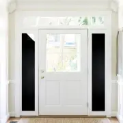 2 Panels Blackout Door Curtains - Sticky Portable Privacy Sidelight Door Wind...