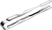 ELAYARD 3Pcs Stainless Steel Ice Tongs Thick Sugar Clamp Serving Utensils for Home Cafe and Bar Versatile Kitchen Gadgets for Ice Appetizers and More