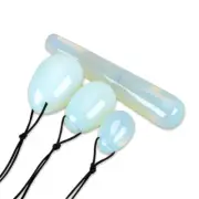 4pcs/set Opal Yoni Eggs Vaginal ball Kegel Exercise & 11cm Opal pleasure wand