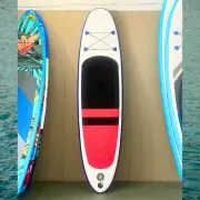 10ft 6in Stand Up Paddle SUP Inflatable Surfboard Paddleboard Adventure Red AU