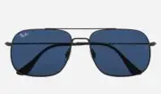 Ray Ban Andrea Men's Sunglasses 0RB3595 Black Dark Blue NIB