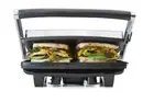 4 Slice Sandwich Press Toaster Ham and Cheese Flat Bread Toaster Non Stick Coat