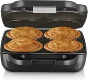 Pie Magic Electric Pie Maker, Deep-Fill Plates Make Traditional-Sized Crispy Pies, With Pastry Cutter for Perfect Portions & Pie Maker Recipes E-Booklet