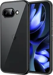[JETech] Case for Google Pixel 9a 6.3-Inch 2025, Non-Yellowing Shockproof Bumper Protective Phone Cover, Anti-Scratch Hard PC Back (Black)