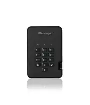 iStorage diskAshur2 HDD 3TB Black | Secure portable hard drive | Password pro...