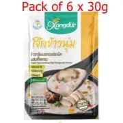 Pack of 6 x 30g Organic Sprouted Brown Rice Porridge with Shiitake Gaba Congee