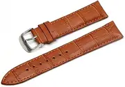 [g24] 18mm Genuine Leather Watch Band Strap Fits PRC200 PRS200 CHRONOGRAPH | PRS-200 PRC-200 Light Brown