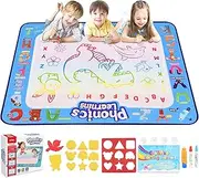 Toys for 3-9 Year Old Boys Girls,Vingtank Water Drawing Mat for Kids Age 3-8 Kids Gifts Educational Toys for 3-9 Year Old Magic Doodle Mat for Kid Christmas Ideal Gifts