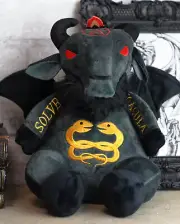 Sabbatic Goat Baphomet With Caduceus Serpents Luxe Soft Plush Toy