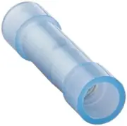 Nylon Insulated Butt Splice Connector 16-14 AWG Wire Size 1.024" Length, 50 Pack