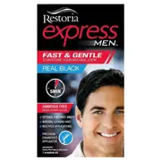 Restoria Express Men's Hair Dye Real Black