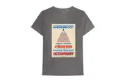 James Bond Unisex Adult Octopussy German Poster Cotton T-Shirt (Charcoal Grey) - UTRO4573