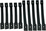 KONTONTY 10 Pack Speaker Leather Handles for Indoor Subwoofer and Speaker Cabinets