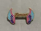 BigHeadDash Forever Wings Batter Man Gold Hat pin Pink Purple Turquoise Bronze