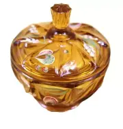 Fenton Amber Trinket
