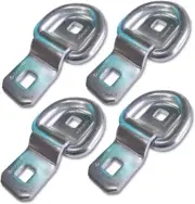 4 PacK 3/8” Heavy Duty D Rings Tie Down Anchors Hooks for Trailer Truck Bed Pick