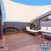 Garden expert 20'x20' Sun Shade Sail Square Canopy Shade Cover for Patio Gard