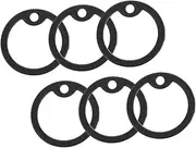 GANAZONO 6Pcs Silicone Dog Tag Covers Flexible Protective Holders for Id Tags Noise Reduction Design Fit for Pet Identification