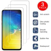 For Samsung Galaxy S10e HD Clear Premium Tempered Glass Screen Protector X3 AU