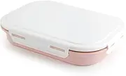 Bento，Lunch Box Bento Boxes Stainless Steel Lunch Box Leak Proof Japanese Food Container Thermal Lunchbox Adult Food Container 4 Grid (C) (B) (Color : B)