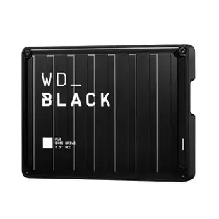 【WD 威騰】BLACK黑標 P10 Game Drive 5TB 2.5吋行動硬碟(WDBA3A0050BBK-WESN)