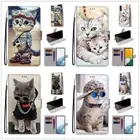 Cat Wallet Phone Case For Samsung A13 A14 A33 A54 A12 A72 A23 A40 A20E A70 A50
