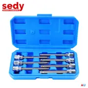 7-Pieces 3/8"Drive Extra Long Ball-End Hex Bit Socket Set Allen Socket Set Au