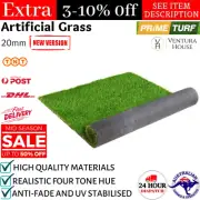 Primeturf Artificial Synthetic Grass Fake Lawn 10SQM Faux Laying Turf 20mm Plant