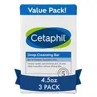 Bar Soap, Deep Cleansing Face and Body Bar, Pack of 3, for Dry to Normal, Sensit