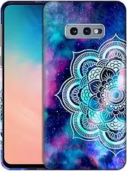 GlamCase for Samsung Galaxy S10e, Galaxy S10e Case - Mandala Galaxy Design Printed Slim & Sleek Cute Plastic Hard Snap on Protective Designer Back Phone Case/Cover for Samsung S10e