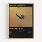 Imagine Dragons - Mercury Act 1 Music Album Cover Wall Art Poster