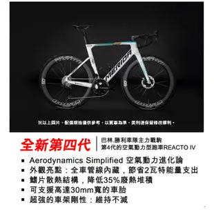 ★預購限定★《MERIDA》2024 銳克多REACTO TEAM車隊版美珍綠/白【車架組】-交期2024年4月