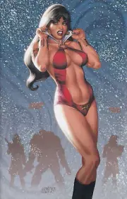 VAMPIRELLA 2021 HOLIDAY SPECIAL #1 (LINSNER VIRGIN VARIANT) ~ Dynamite
